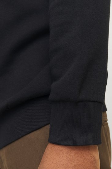 Jack & Jones 2 COL LOGO Hoodie Black - Herren-sweater und -hoodies - Herren-Sweater und -Hoodies in großen Größen