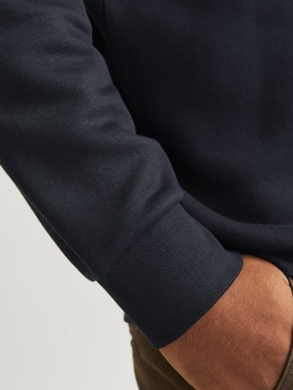 Jack & Jones 2 COL LOGO Hoodie Dark Navy - Herren-sweater und -hoodies - Herren-Sweater und -Hoodies in großen Größen