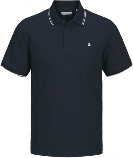 Jack & Jones AUSTIN PLAY Polo Dark Blue - Polo-shirts für herren - Polo-Shirts für Herren in großen Größen