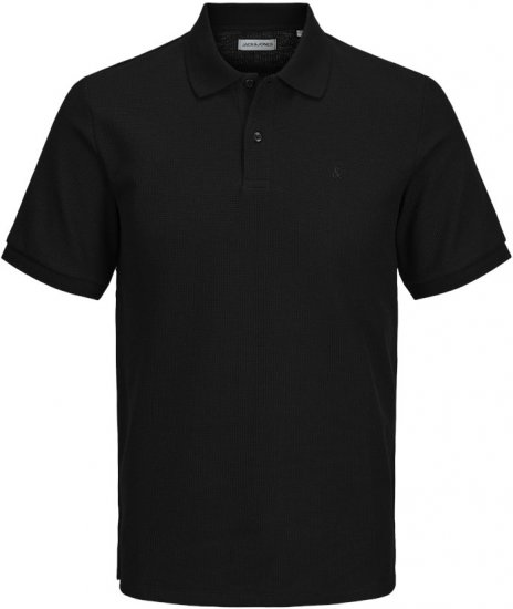 Jack & Jones AUSTIN CLASSIC Polo Black - Polo-shirts für herren - Polo-Shirts für Herren in großen Größen
