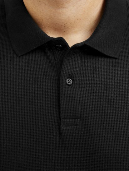 Jack & Jones AUSTIN CLASSIC Polo Black - Polo-shirts für herren - Polo-Shirts für Herren in großen Größen