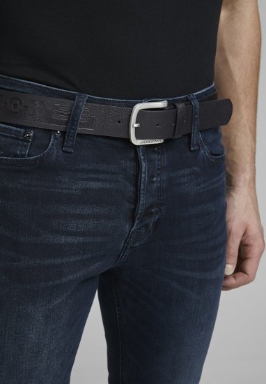 Jack & Jones HARRY Belt Black - Lange gürtel - Lange Gürtel für Männer