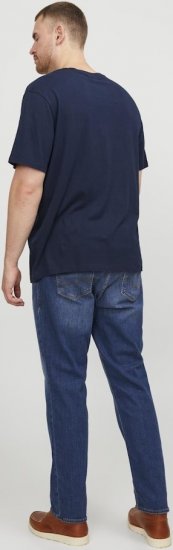 Jack & Jones CORP Logo T-Shirt Navy Blazer - Herren-T-Shirts - Herren-T-Shirts in großen Größen
