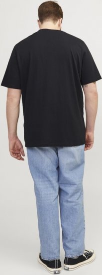 Jack & Jones Corp Logo Crew Neck T-Shirt Black - Herren-T-Shirts - Herren-T-Shirts in großen Größen