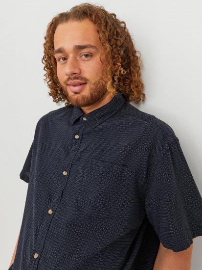 Jack & Jones JORABEL Casual Shirt Navy - Herrenhemden - Herrenhemden in großen Größen