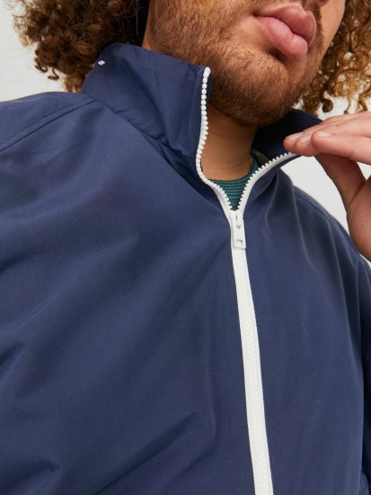 Jack & Jones JORLUKE Light Bomber Jacket Navy - Herren jacken - Herren Jacken in großen Größen