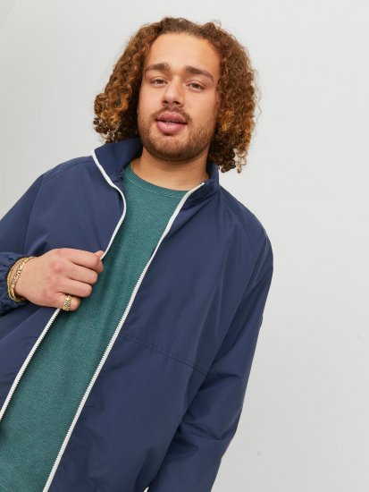 Jack & Jones JORLUKE Light Bomber Jacket Navy - Herren jacken - Herren Jacken in großen Größen