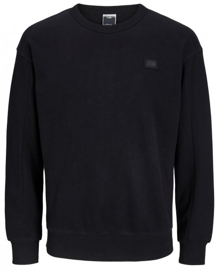 Jack & Jones JCOCLASSICS Crew Neck Sweater Black - Herren-sweater und -hoodies - Herren-Sweater und -Hoodies in großen Größen