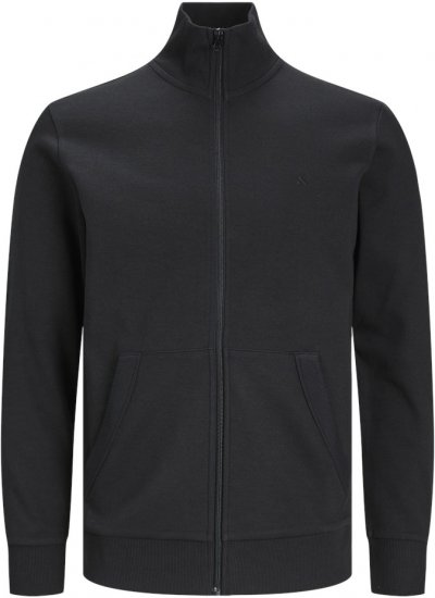 Jack & Jones PAULOS Turtleneck Zip Sweatshirt Black - Herren-sweater und -hoodies - Herren-Sweater und -Hoodies in großen Größen