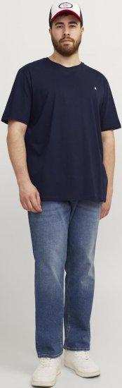 Jack & Jones PAULOS T-Shirt Navy Blazer - Herren-T-Shirts - Herren-T-Shirts in großen Größen