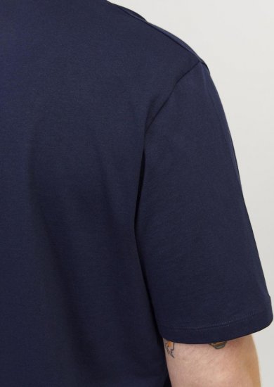 Jack & Jones PAULOS T-Shirt Navy Blazer - Herren-T-Shirts - Herren-T-Shirts in großen Größen