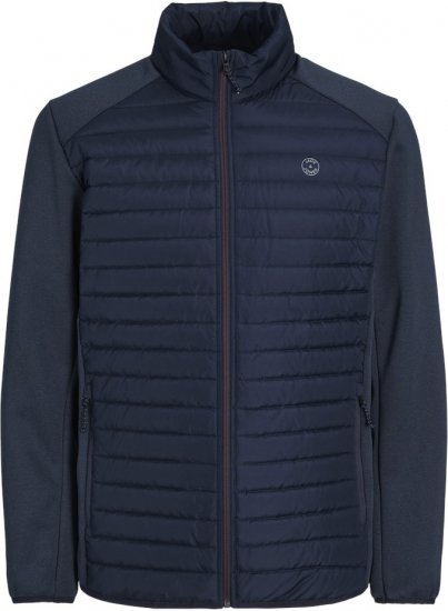 Jack & Jones MULTI SET-IN Sleeves Quilted Jacket With Collar Navy Blazer - Herren jacken - Herren Jacken in großen Größen
