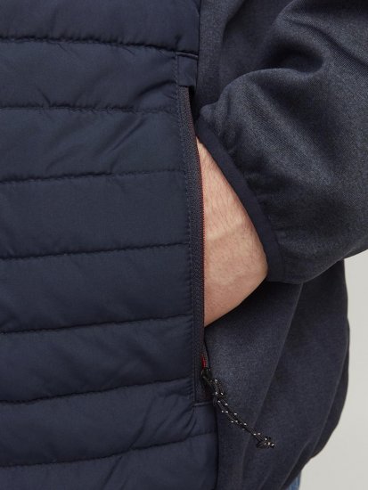 Jack & Jones MULTI SET-IN Sleeves Quilted Jacket With Collar Navy Blazer - Herren jacken - Herren Jacken in großen Größen
