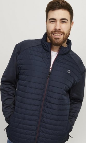 Jack & Jones MULTI SET-IN Sleeves Quilted Jacket With Collar Navy Blazer - Herren jacken - Herren Jacken in großen Größen