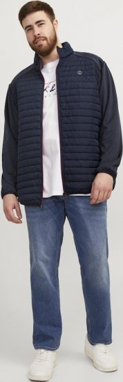 Jack & Jones MULTI SET-IN Sleeves Quilted Jacket With Collar Navy Blazer - Herren jacken - Herren Jacken in großen Größen