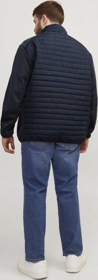 Jack & Jones MULTI SET-IN Sleeves Quilted Jacket With Collar Navy Blazer - Herren jacken - Herren Jacken in großen Größen