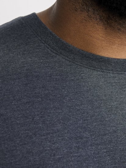 Jack & Jones ORGANIC T-Shirt Navy Blazer/Melange - Herren-T-Shirts - Herren-T-Shirts in großen Größen