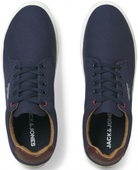 Jack & Jone Mission Canvas Sneakers Navy Blazer - Herrenschuhe 40-52 - 
