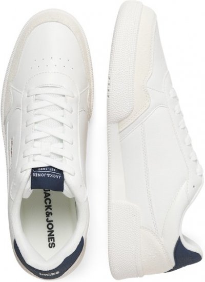 Jack & Jones Bounce Sneakers White/Navy BLAZE - Herrenschuhe 40-52 - 