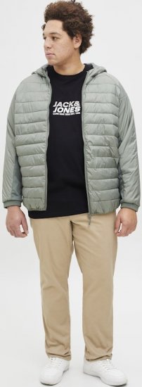 Jack & Jones Tarmac Branding Crew Neck T-Shirt Black - Herren-T-Shirts - Herren-T-Shirts in großen Größen