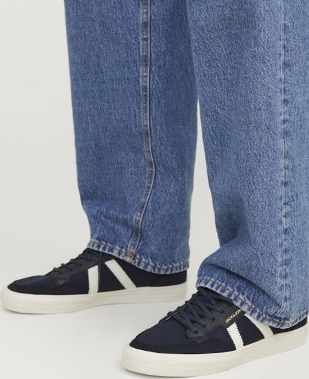 Jack & Jones Morden Canvas Special Sneakers Navy Blazer/MarshM - Herrenschuhe 40-52 - 