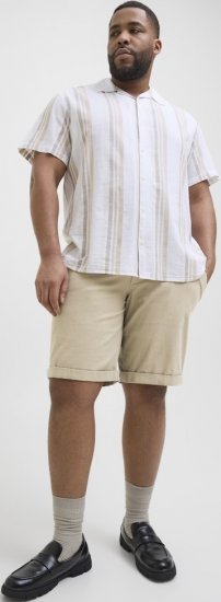 Jack & Jones Dave Chino Shorts Beige - Herrenshorts - Herrenshorts in großen Größen
