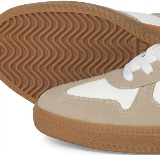 Jack & Jones Valencia Sneakers White/Travertine - Herrenschuhe 40-52 - 