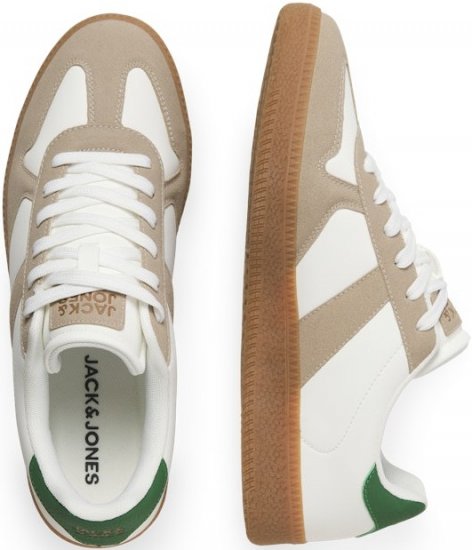Jack & Jones Valencia Sneakers White/Travertine - Herrenschuhe 40-52 - 