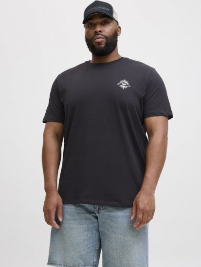  Jack & Jones Jackie Crew Neck T-Shirt Black - Herren-T-Shirts - Herren-T-Shirts in großen Größen