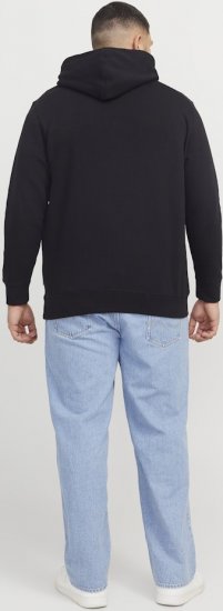 Jack & Jones Frederiksberg Box Script Hoodie Black - Herren-sweater und -hoodies - Herren-Sweater und -Hoodies in großen Größen
