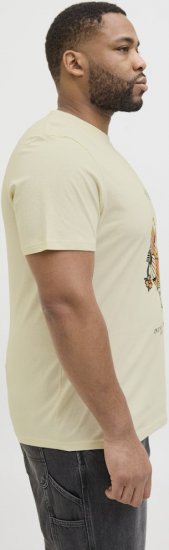 Jack & Jones Anatomy Skull Crew Neck T-Shirt Antique White - Herren-T-Shirts - Herren-T-Shirts in großen Größen
