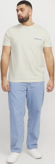 Jack & Jones Union Front & Back Print Crew Neck T-Shirt Yellow - Herren-T-Shirts - Herren-T-Shirts in großen Größen