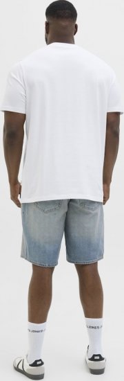 Jack & Jones Hydra Crew Neck T-Shirt Bright White - Herren-T-Shirts - Herren-T-Shirts in großen Größen