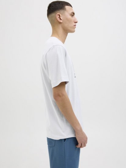 Jack & Jones Calma Crew Neck T-Shirt Gray Dawn - Herren-T-Shirts - Herren-T-Shirts in großen Größen
