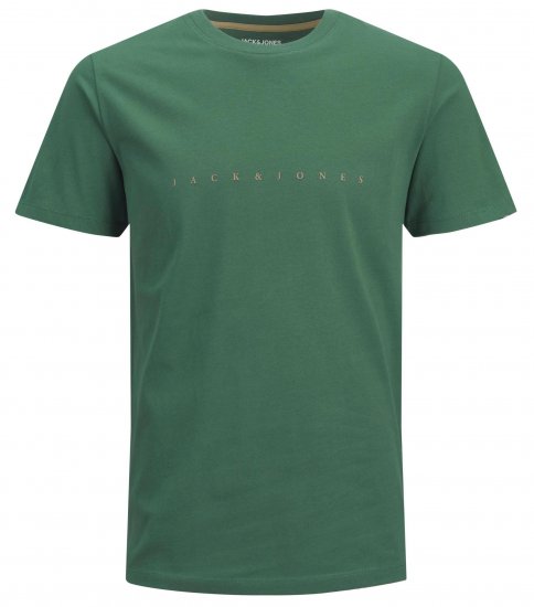 Jack & Jones JJFONT T-Shirt Green - Herren-T-Shirts in großen Größen - Herren-T-Shirts in großen Größen