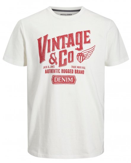 Jack & Jones JJAARON T-Shirt Light Beige - Herren-T-Shirts - Herren-T-Shirts in großen Größen