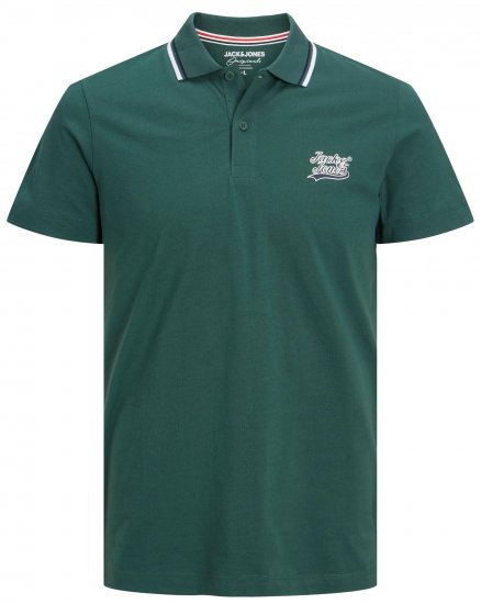 Jack & Jones JORTREVOR Polo Shirt Trekking Green - Polo-shirts für herren - Polo-Shirts für Herren in großen Größen