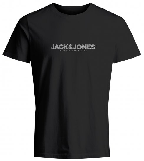 Jack & Jones JPRBLABOOSTER T-Shirt Black - Herren-T-Shirts - Herren-T-Shirts in großen Größen