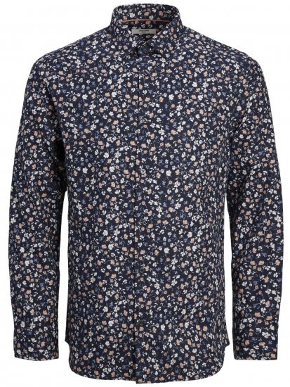 Jack & Jones JPRBLANORDIC LS Shirt Night Sky - Herrenhemden - Herrenhemden in großen Größen