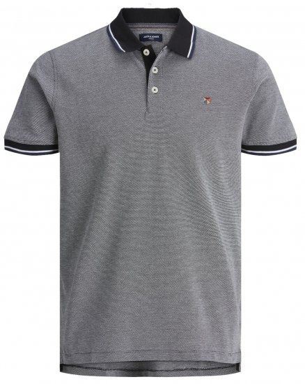 Jack & Jones JPRBLUWIN Polo Black - Polo-shirts für herren - Polo-Shirts für Herren in großen Größen