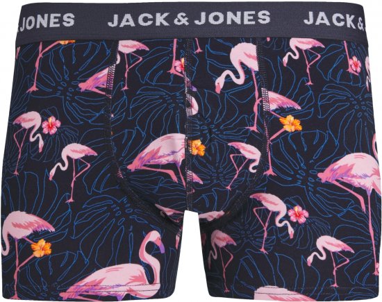 Jack & Jones JACPINK FLAMINGO TRUNKS 5 PACK Navy Blazer - Herrenunterwäsche & bademode - Herrenunterwäsche & Bademode in großen Größen