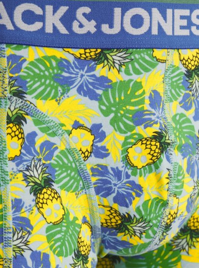 Jack & Jones JACPINEAPPLE SKULL TRUNKS 3 PACK Palace Blue - Boxershorts - Herren Boxershorts Große Größen 