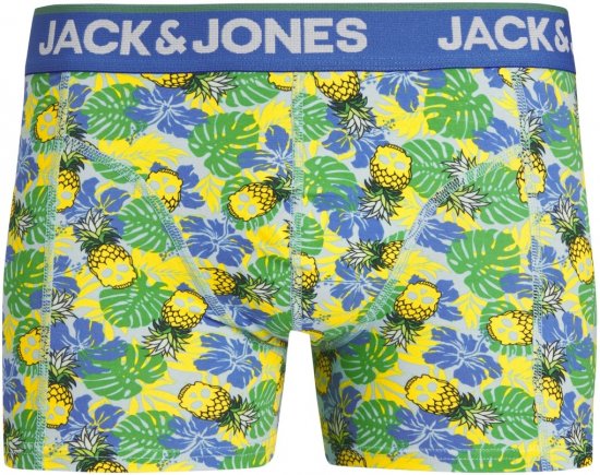 Jack & Jones JACPINEAPPLE SKULL TRUNKS 3 PACK Palace Blue - Boxershorts - Herren Boxershorts Große Größen 