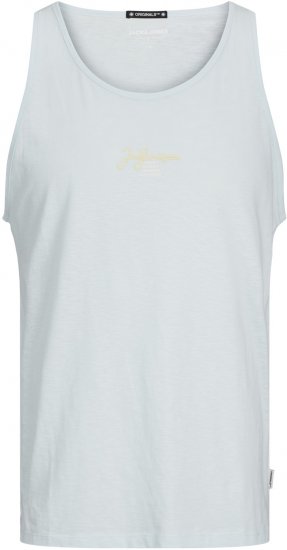 Jack & Jones JORARUBA BRANDING TANK TOP Skylight - Herren-T-Shirts - Herren-T-Shirts in großen Größen