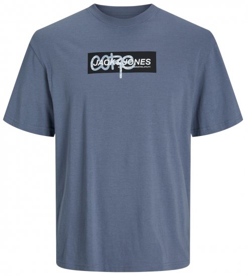 Jack & Jones JCOSUMMER PRINT T-Shirt Flint Stone - Herren-T-Shirts - Herren-T-Shirts in großen Größen