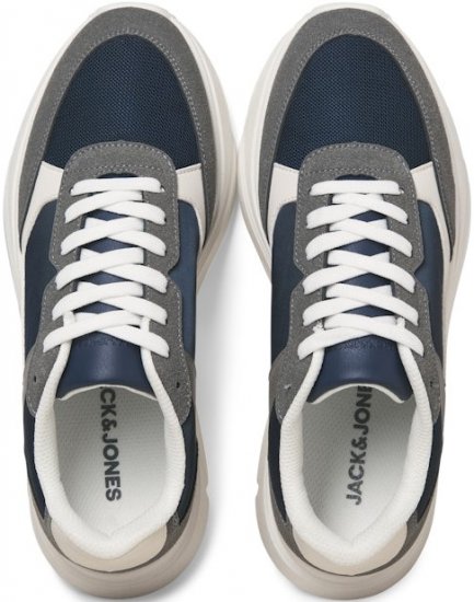 Jack & Jones Waspire Sneakers Grey/NAVY BLAZER - Herrenschuhe 40-52 - 