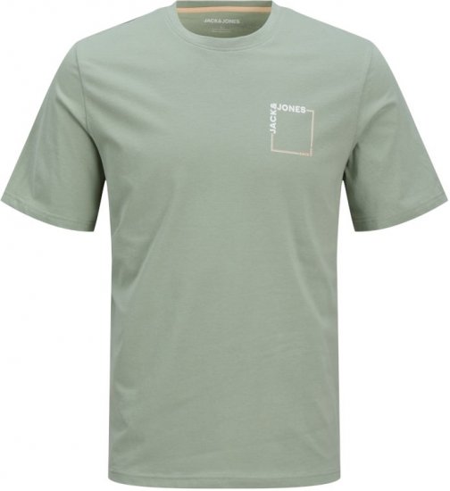 Jack & Jones Verner Crew Neck T-Shirt Iceberg Green - Herren-T-Shirts - Herren-T-Shirts in großen Größen