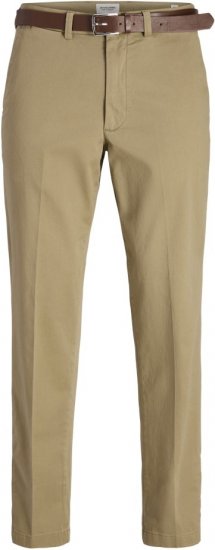 Jack & Jones Ollie Franco Chino Pants with Belt Brown - Herren-jeans & -hosen - Herren-Jeans & -Hosen in großen Größen