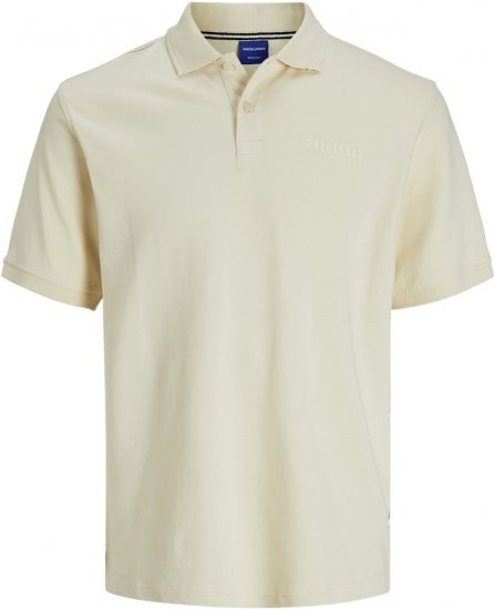 Jack & Jones Frederiksberg Polo Antique White - Polo-shirts für herren - Polo-Shirts für Herren in großen Größen