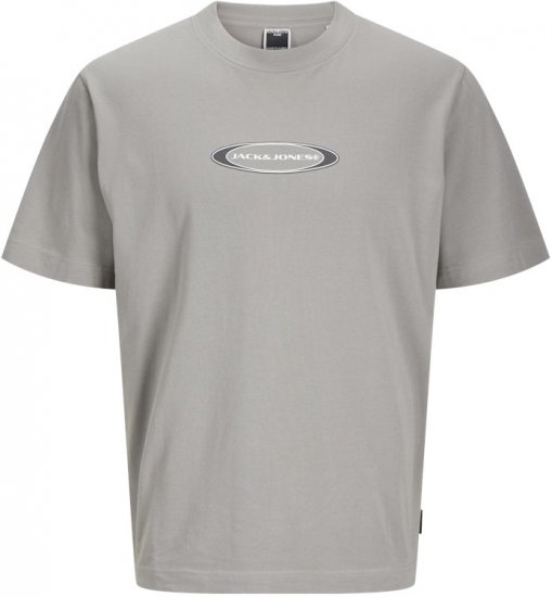Jack & Jones Pacer Branding Print T-Shirt Grey - Herren-T-Shirts - Herren-T-Shirts in großen Größen